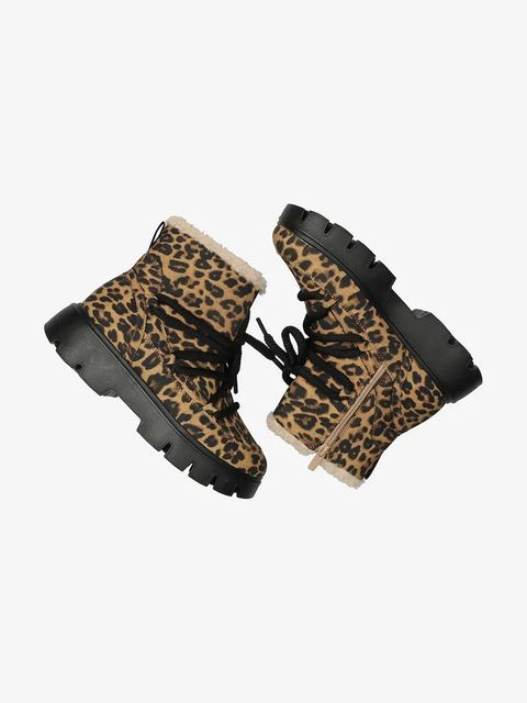 Mexx workery SIGMAR RHYTHM damskie kolor brązowy na płaskim obcasie lekko ocieplone MI001708253W