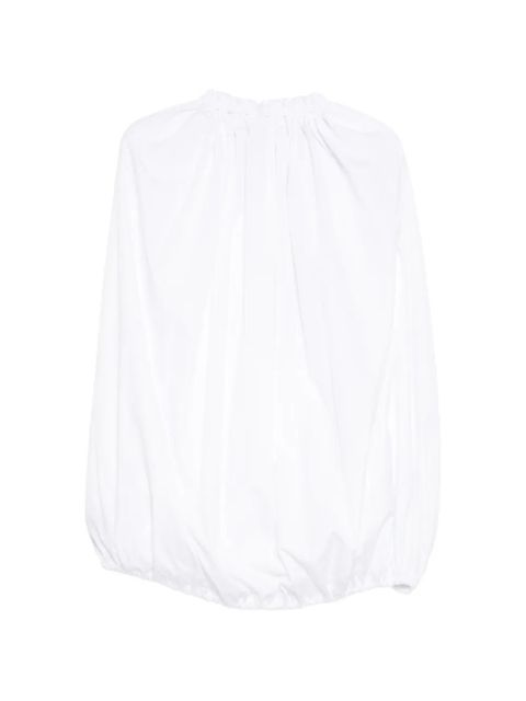 Comme Des Garçons gathered blouse - White - zdjęcie produktu nr 1