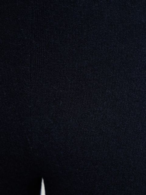 United Colors of Benetton spodnie z dodatkiem wełny damskie kolor granatowy szerokie high waist 102HDF00Z - zdjęcie produktu nr 2