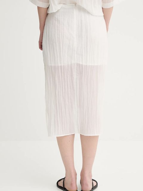Filippa K spódnica kolor biały midi prosta 31762.FK