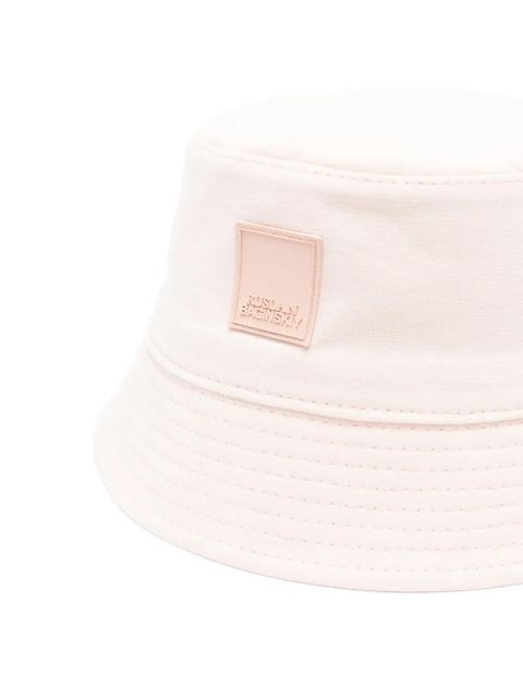 Ruslan Baginskiy logo-patch bucket hat - Pink