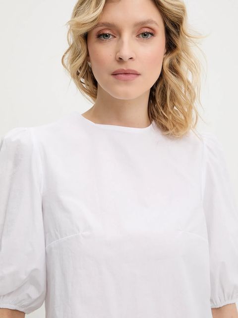 Answear.LAB bluzka damska kolor biały gładka