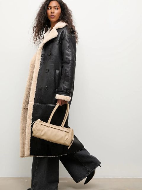 Answear.LAB płaszcz kolor czarny