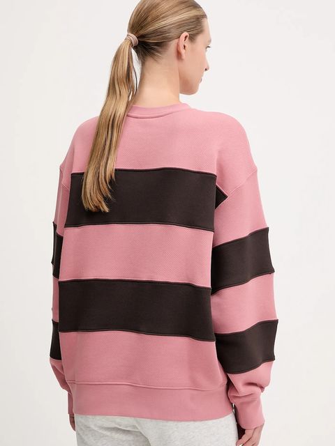 EA7 Emporio Armani bluza bawełniana damska kolor różowy z aplikacją AF16427.7X000143