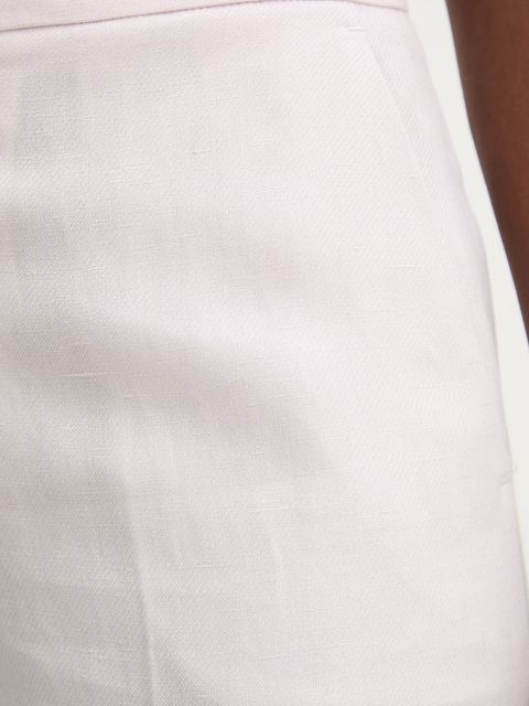 Twinset spodnie z dodatkiem lnu