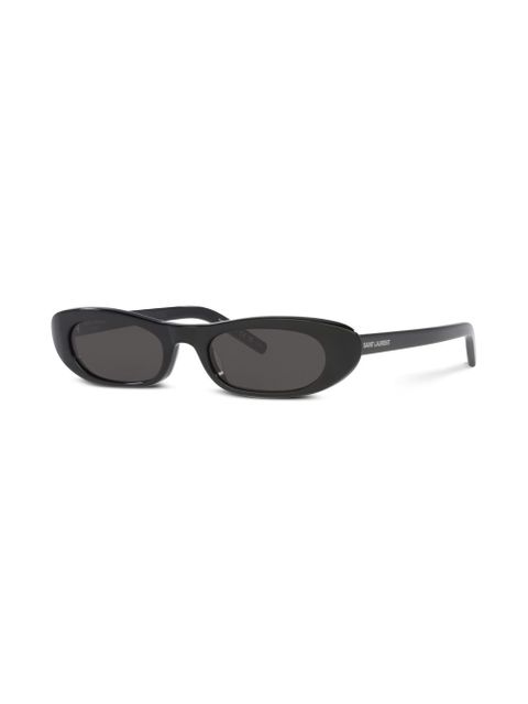Saint Laurent Eyewear SL 557 slim oval sunglasses - Black