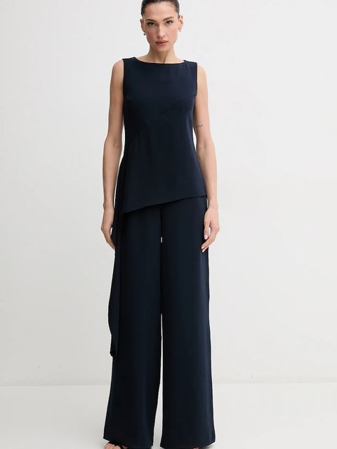 Sandro Ferrone kombinezon kolor granatowy z dekoltem okrągłym S23XBEBRACCINI