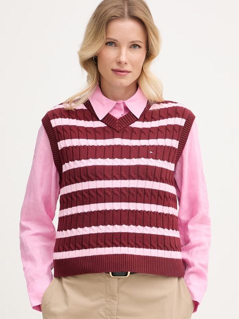 Tommy Hilfiger kamizelka damska bawełniana - zdjęcie produktu nr 1