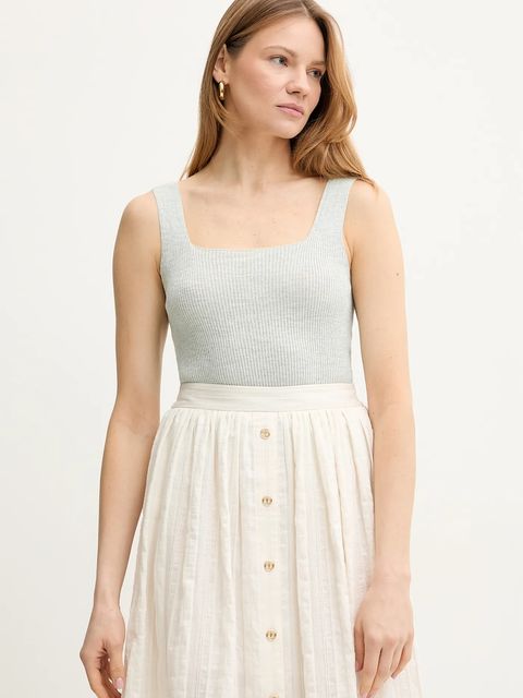 Twinset top z domieszką lnu - zdjęcie produktu nr 2