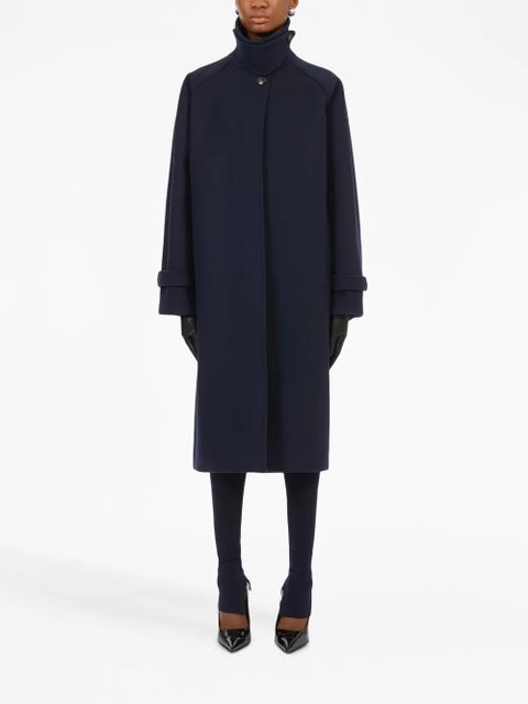 Ferragamo single-breast wool coat - Blue - zdjęcie produktu nr 2