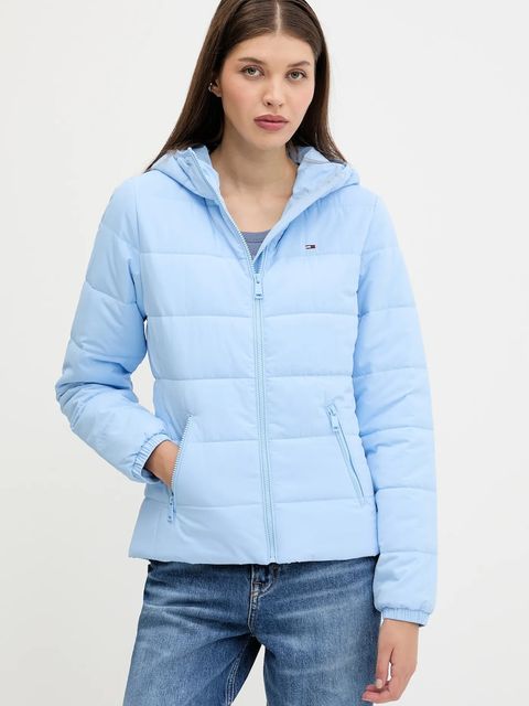 Tommy Jeans kurtka kolor niebieski przejściowa DW0DW20959 - zdjęcie produktu nr 1