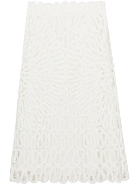 Simkhai high-waist A-line skirt - White - zdjęcie produktu nr 1