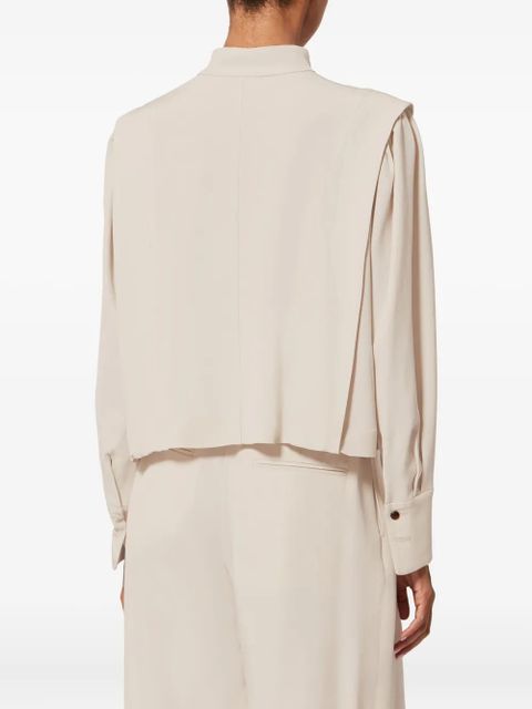 ISABEL MARANT Felissa button-detail top - Neutrals
