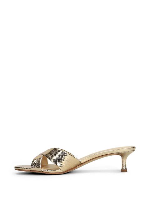 Michael Kors criss-cross sandals - Gold