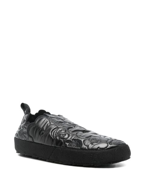 Cecilie Bahnsen floral quilted mules - Black - zdjęcie produktu nr 2