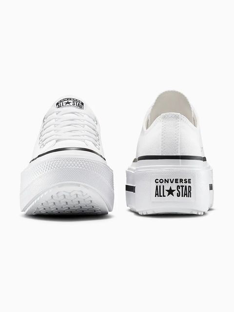 Converse tenisówki Chuck Taylor All Star Lift Double Stack unisex kolor biały A15491C - zdjęcie produktu nr 2