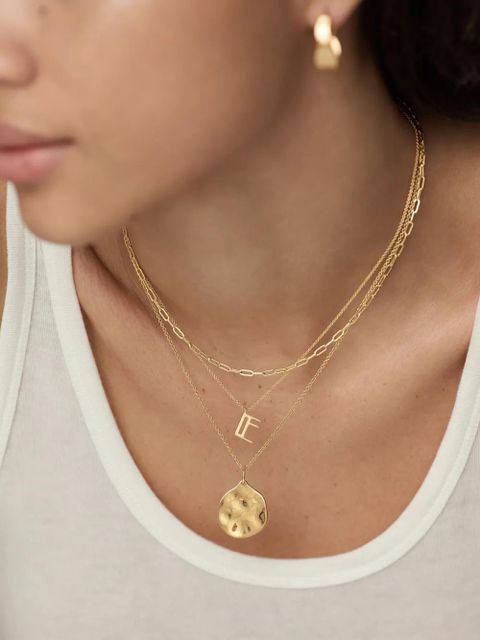 Monica Vinader Siren Muse pendant - Gold