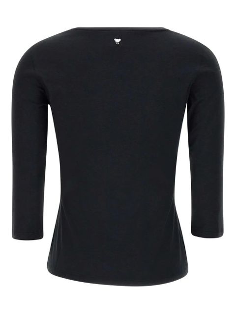 Weekend Max Mara three-quarter sleeve T-shirt - Black - zdjęcie produktu nr 2