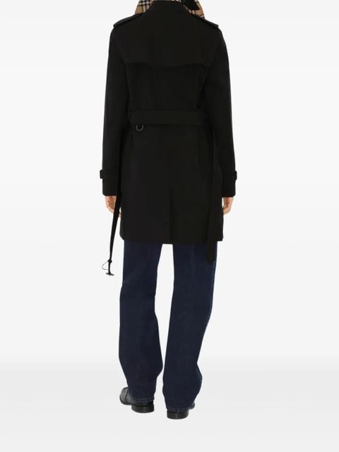 Burberry belted double-breasted trench coat - Black