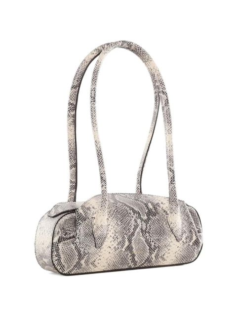Yuzefi mini Oyster embossed-snakeskin shoulder bag - Grey - zdjęcie produktu nr 2