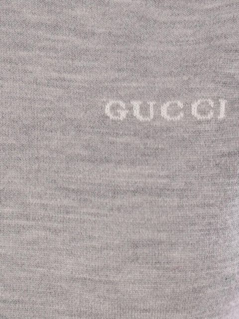 Gucci logo-intarsia vest - Grey