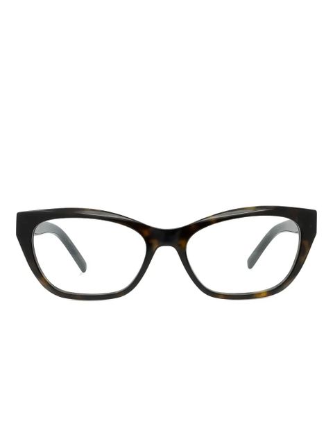 Givenchy Eyewear havana cat-eye glasses - Black