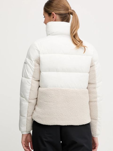 Columbia kurtka Leadbetter Point kolor beżowy zimowa 2085602 - zdjęcie produktu nr 2