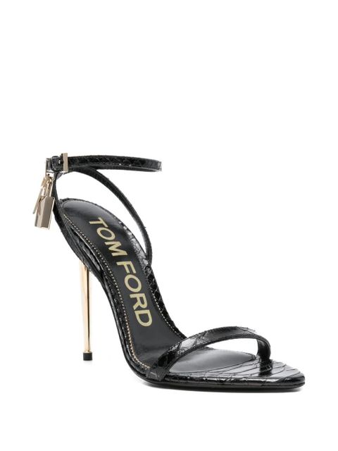 TOM FORD padlock strap sandals - Black - zdjęcie produktu nr 2