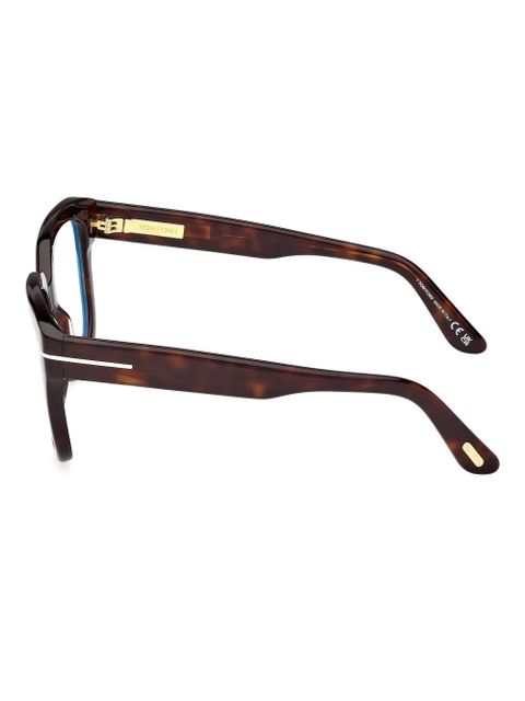 TOM FORD Eyewear square-frame glasses - Brown