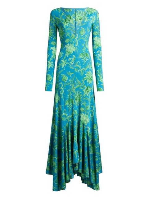 ETRO floral-motif maxi dress - Blue - zdjęcie produktu nr 1