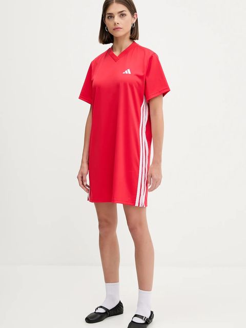 adidas sukienka kolor czerwony mini prosta JZ8131 - zdjęcie produktu nr 1