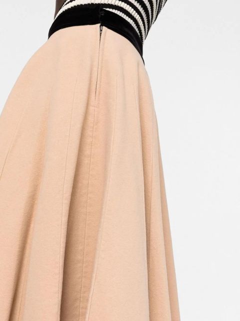 Maison Margiela high-waisted pleated maxi skirt - Neutrals - zdjęcie produktu nr 2