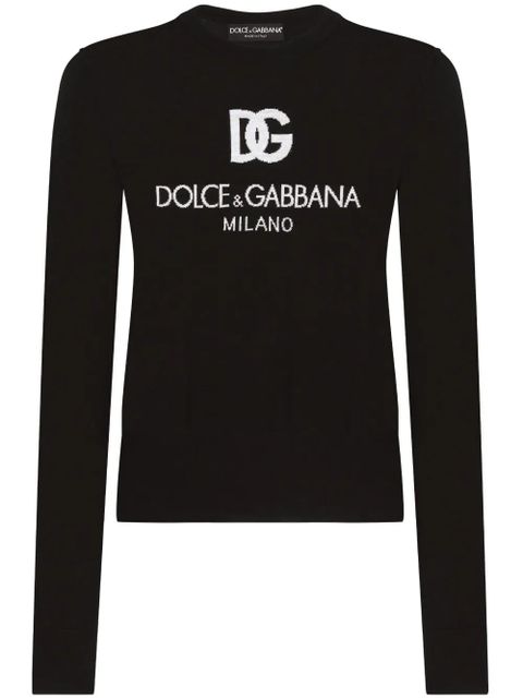 Dolce & Gabbana DG Milano long-sleeve top - Black - zdjęcie produktu nr 1