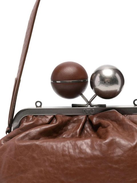 Weekend Max Mara Pancia clutch bag - Brown