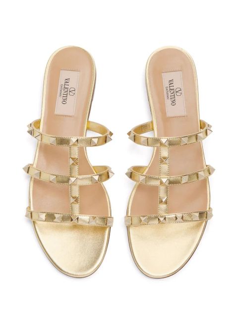 Valentino Garavani Rockstud sandals - Gold