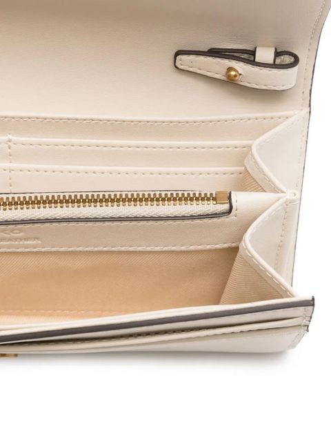 PINKO Love Birds clutch bag - White