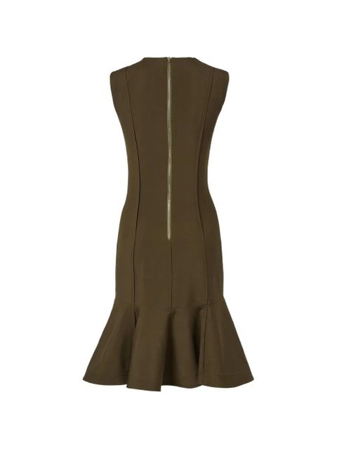 FENDI flounce panelled maxi dress - Brown - zdjęcie produktu nr 2