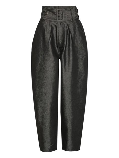 ROTATE BIRGER CHRISTENSEN belted trousers - Black - zdjęcie produktu nr 1