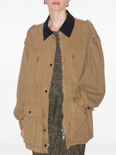 MARANT ÉTOILE Joanna denim jacket - Brown