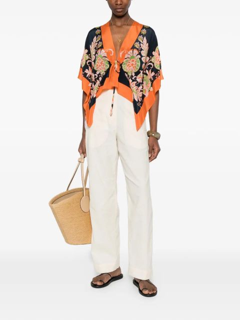 ETRO floral-pattern blouse - Orange - zdjęcie produktu nr 2