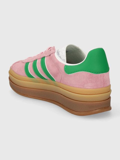 adidas Originals sneakersy zamszowe Gazelle Bold kolor różowy IE0420