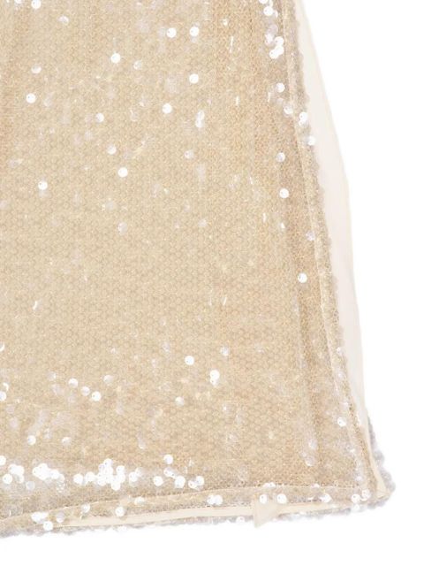 Altuzarra Linnie sequin midi skirt - Neutrals