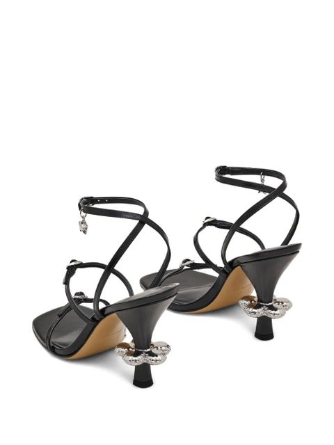 Marc Jacobs Daisy leather sandals - Black