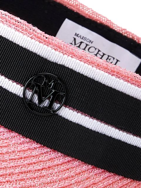 Maison Michel Patty straw vizor - Pink - zdjęcie produktu nr 2