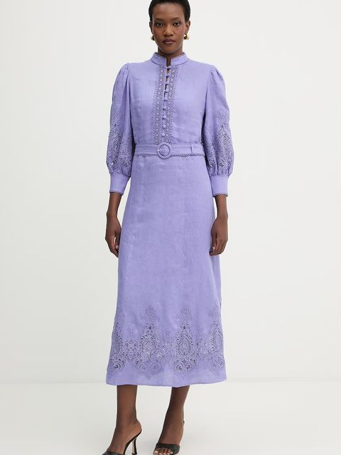 Luisa Spagnoli sukienka lniana Provina - zdjęcie produktu nr 1