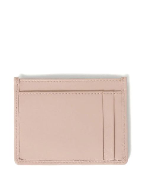 Miu Miu Matelassé nappa leather card holder - Pink - zdjęcie produktu nr 2