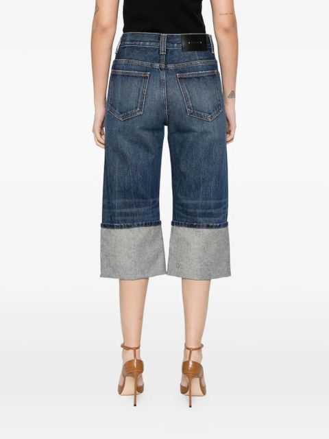 KHAITE belt-loops jeans - Blue