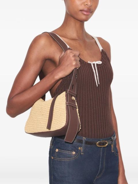 Tory Burch small Romy woven shoulder bag - Neutrals - zdjęcie produktu nr 2