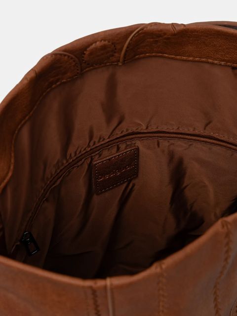 Desigual torebka EMBRO PATCH LOVERTY C kolor brązowy 25WAXPA8