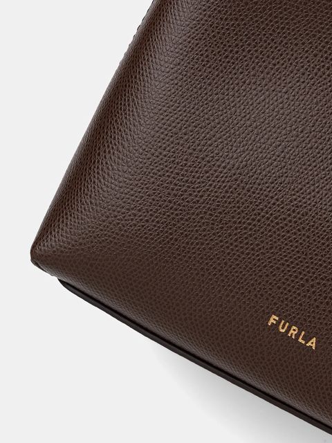 Furla torebka skórzana kolor brązowy WE00876 ARE000 4284S - zdjęcie produktu nr 2